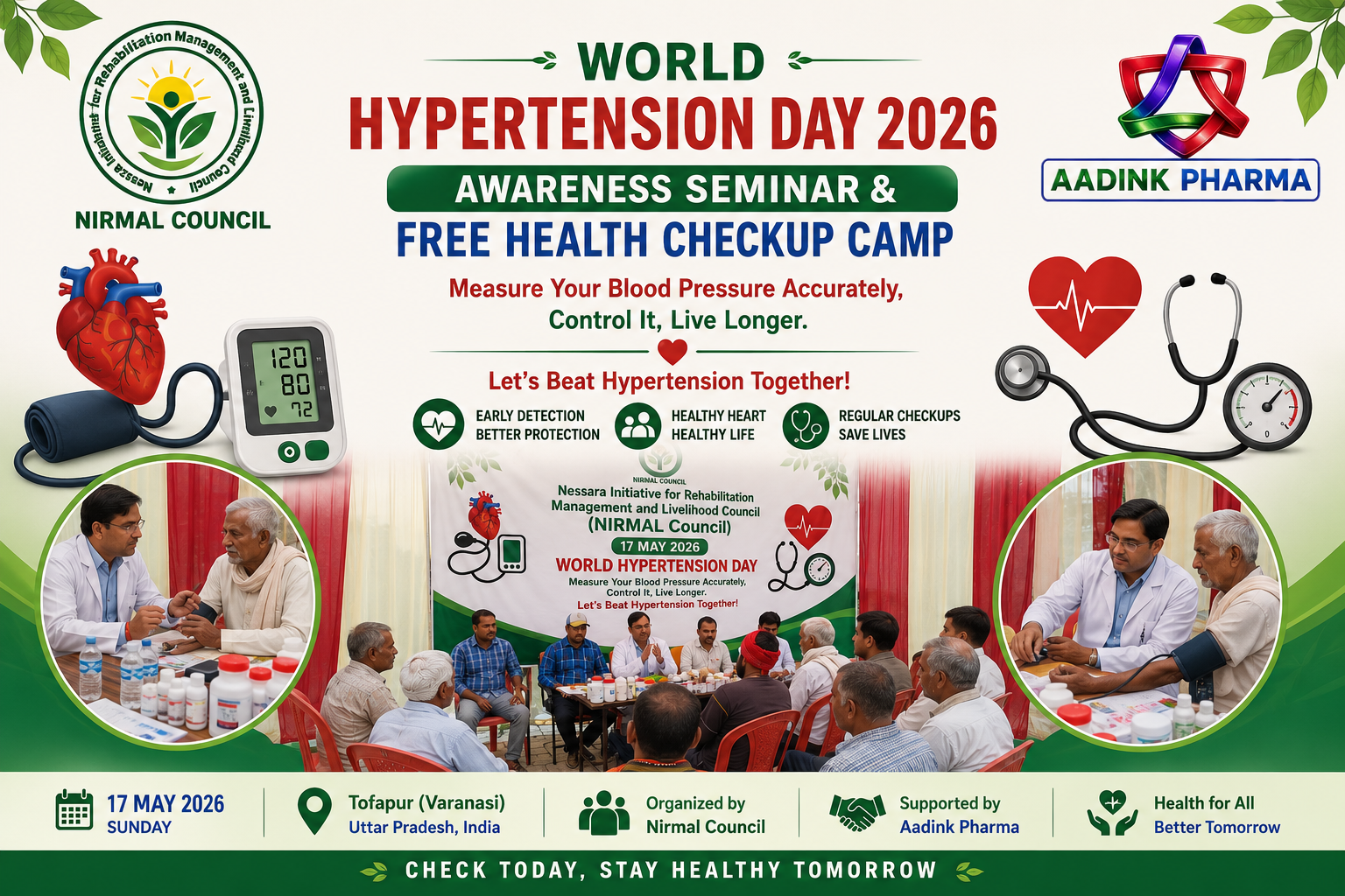 World Hypertension Day 2026 – Awareness Seminar & Free Health Checkup Camp