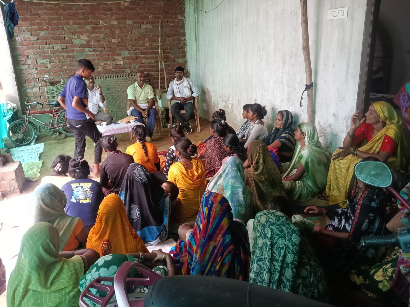 Weekly Community Meeting at Tofapur Centre